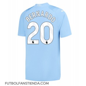Manchester City Bernardo Silva #20 Primera Equipación 2023-24 Manga Corta